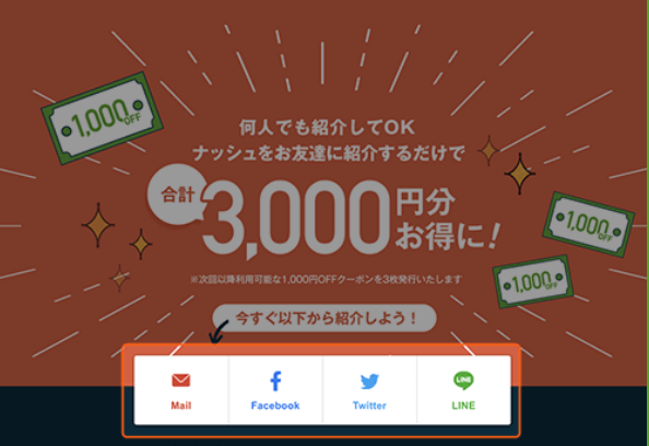 nosh（ナッシュ）にはクーポンや割引制度も！